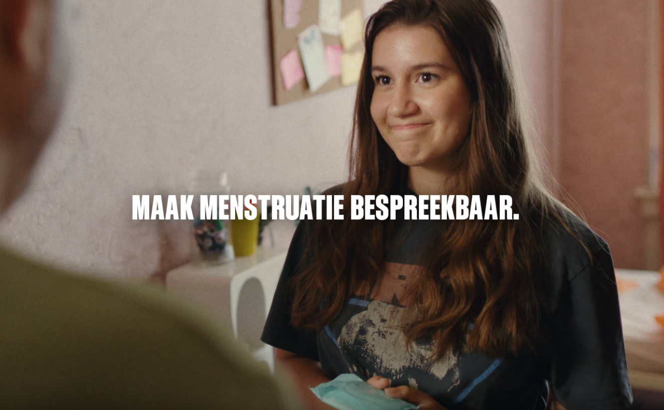 Maak menstruatie bespreekbaar​